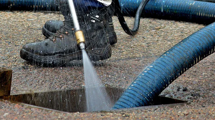 Hidrojateamento no Alvorada,